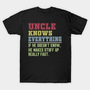 Uncle knows everything vintage T-Shirt